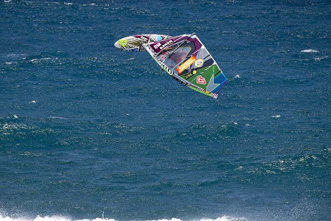 Brawzinho Back loop - PWA Tenerife World Cup 2011 Day 4 ©  John Carter / PWA http://www.pwaworldtour.com